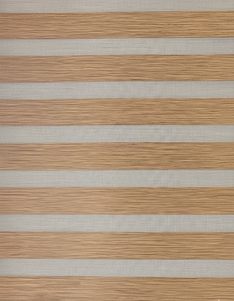 Wood-Grain Zebra Blinds
