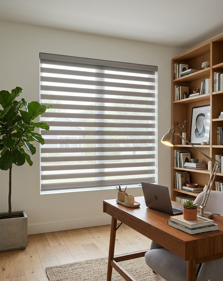 Simple horizontal lines Zebra Blinds - Image 2