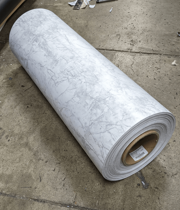 White Marble Textured Vinyl(5f)