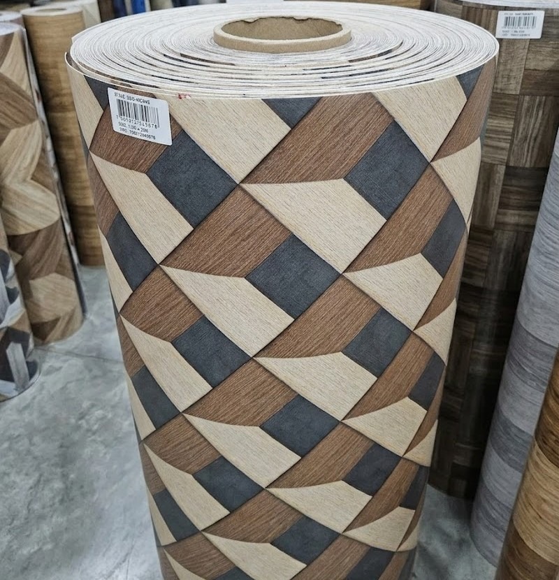 3D Geometric Parquetry Vinyl(6.5f)
