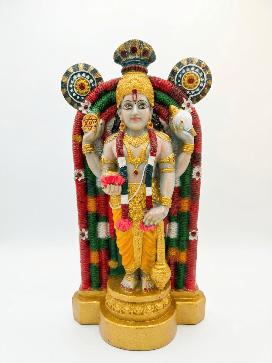 Handcrafted Guruvayurappan statue