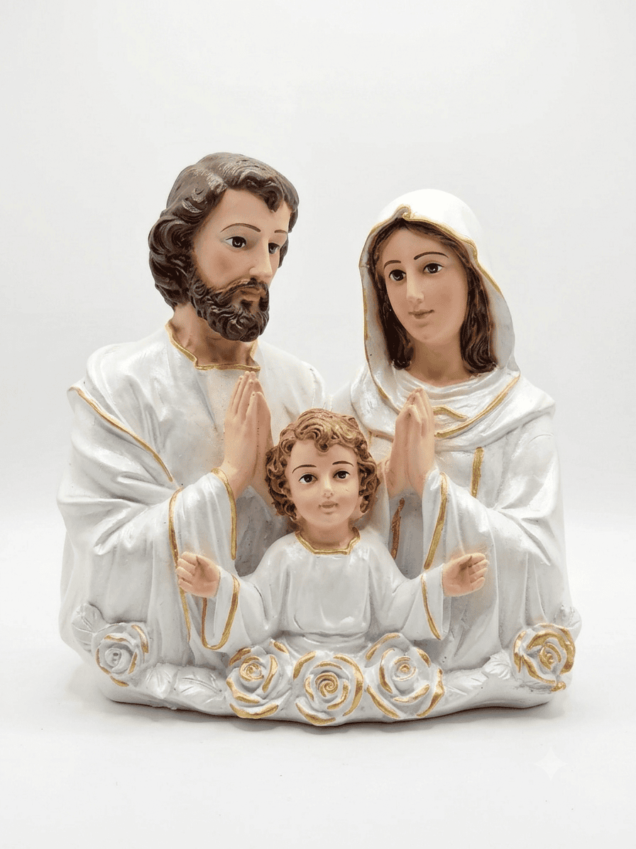 Holy Family statue;