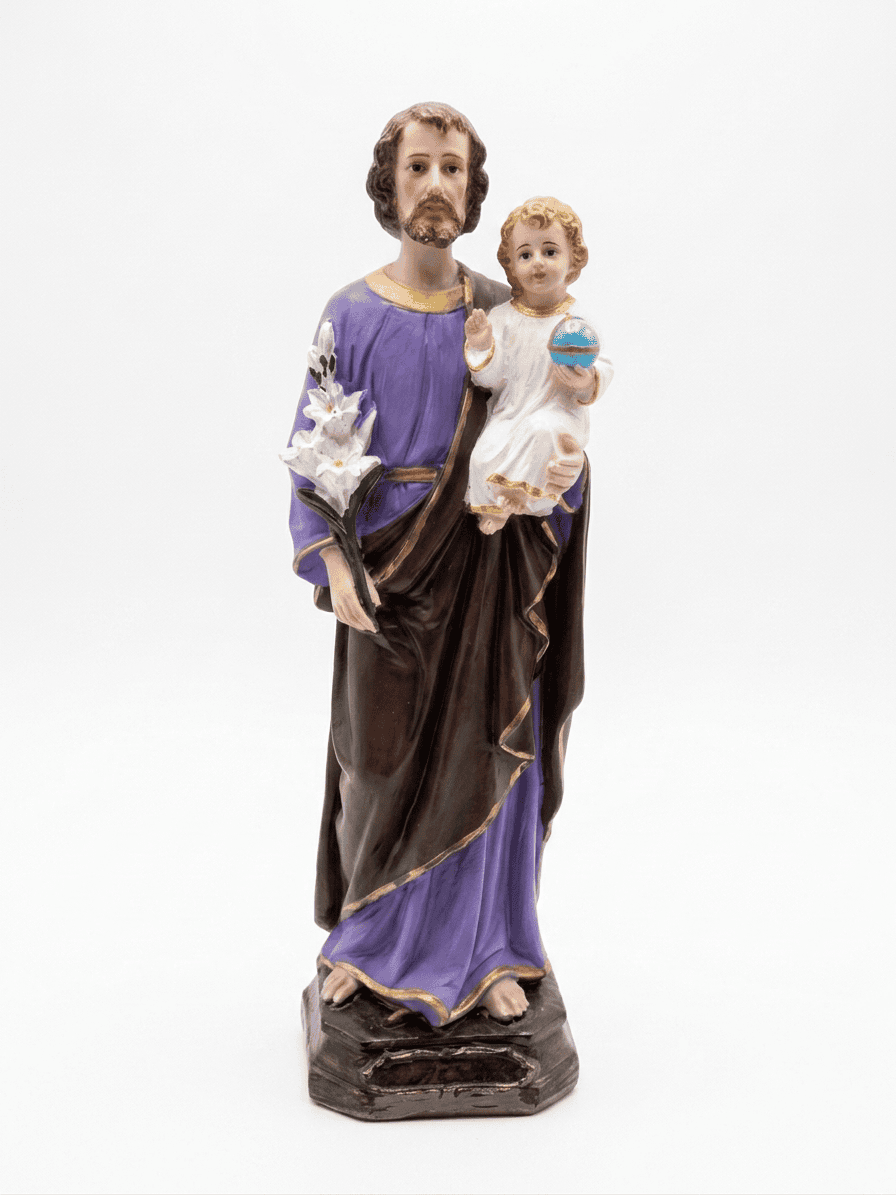 Saint Joseph with Infant Jesus Statue (m)
