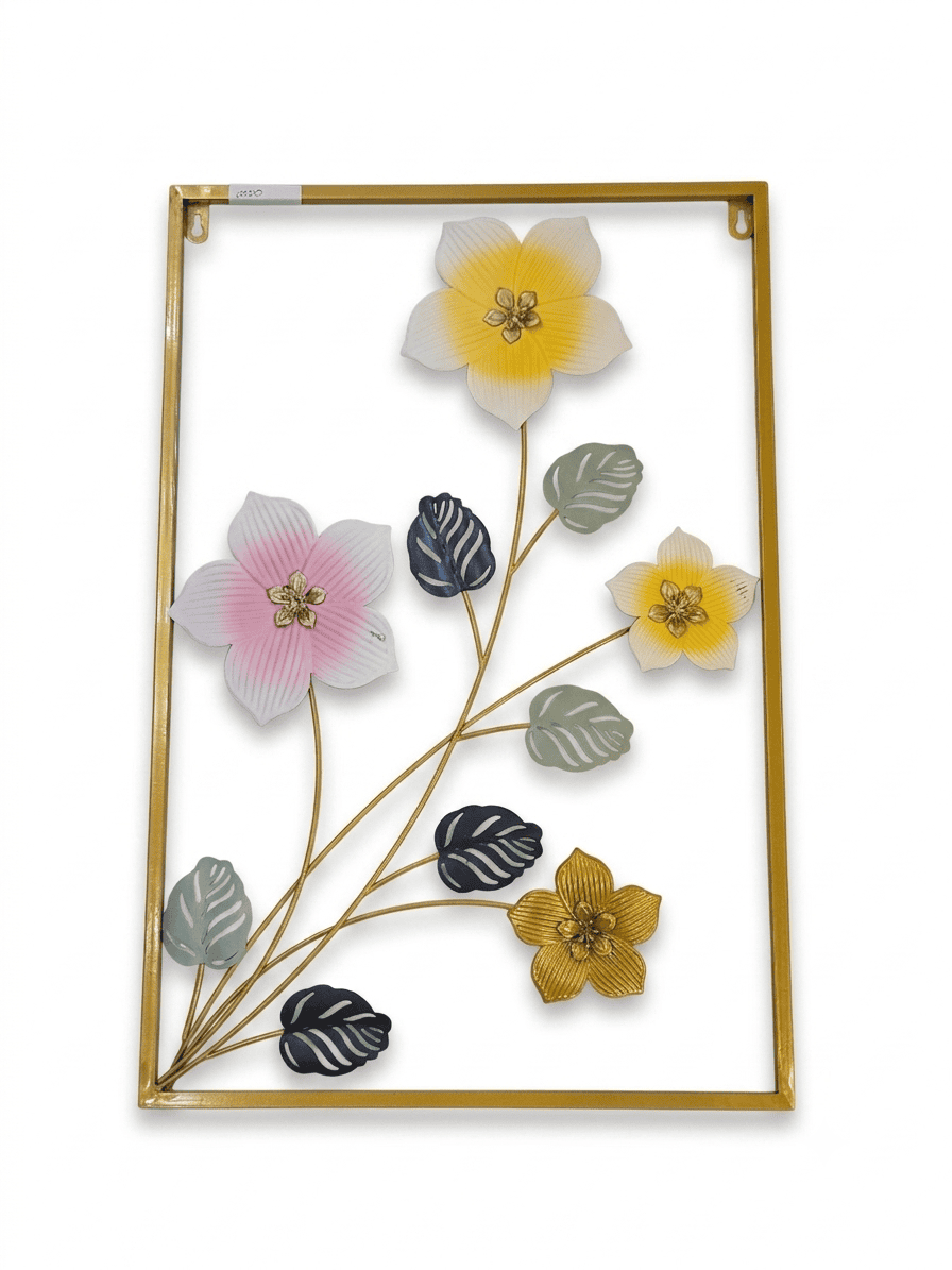 3D Metal Floral Wall frame