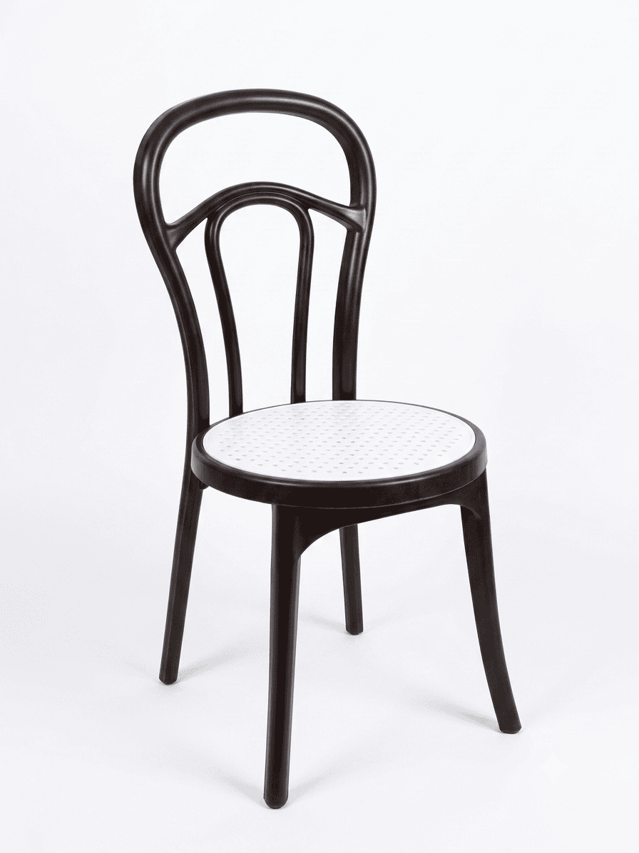 Vintage Curve Plastic Dining Chair
