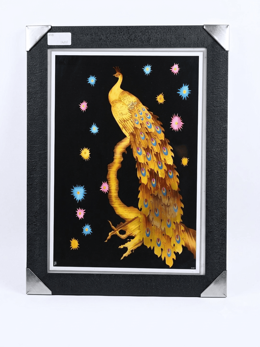 Peacock Wall Art photo frame