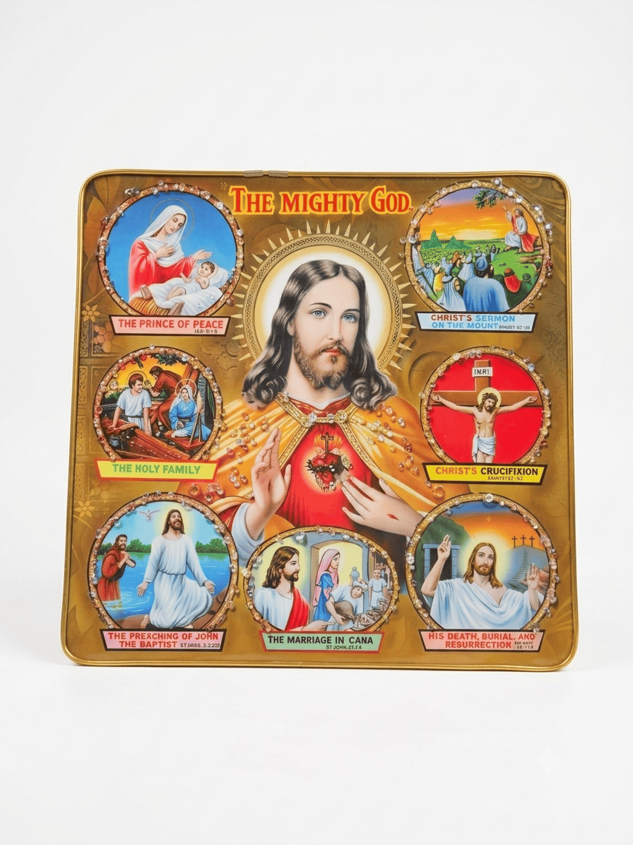 Sacred Heart portrait photo frame