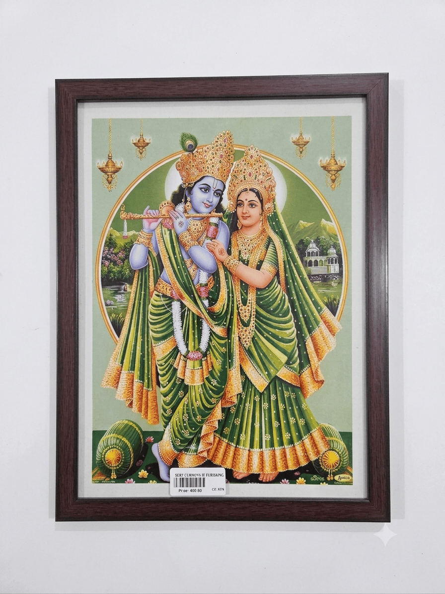 Divine Radha Krishna Photo Frame*