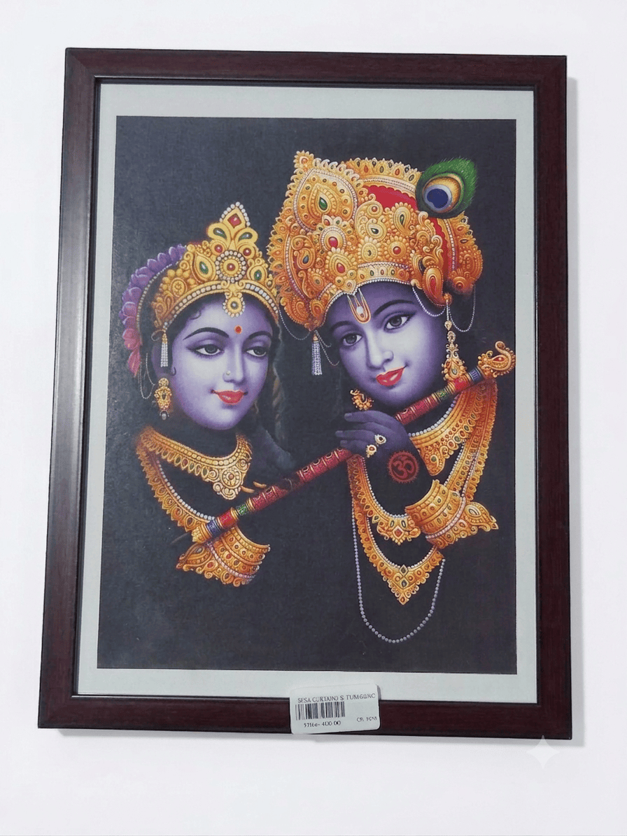 Divine Radha Krishna Photo Frame