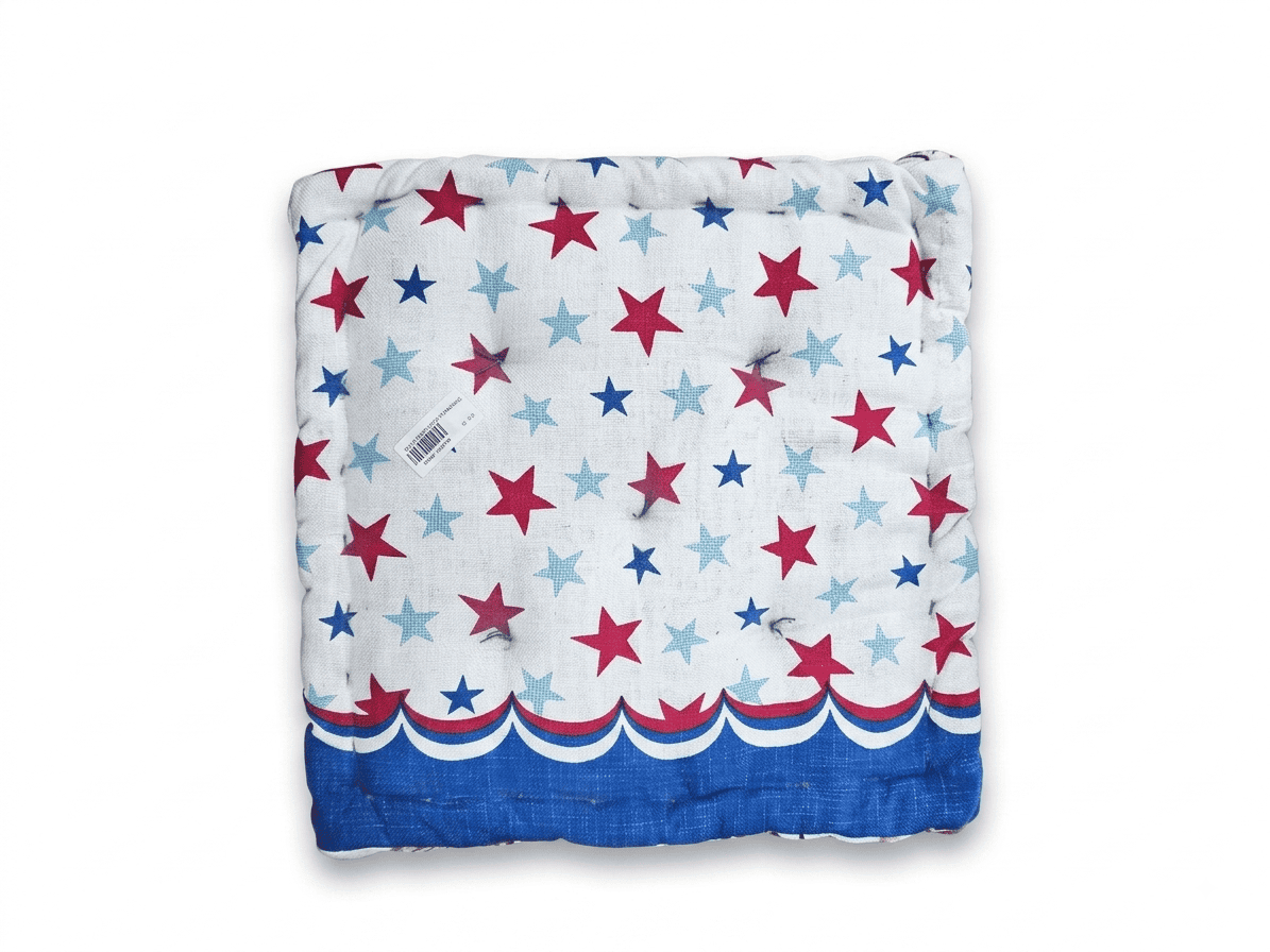 Tufted chair pad cushion